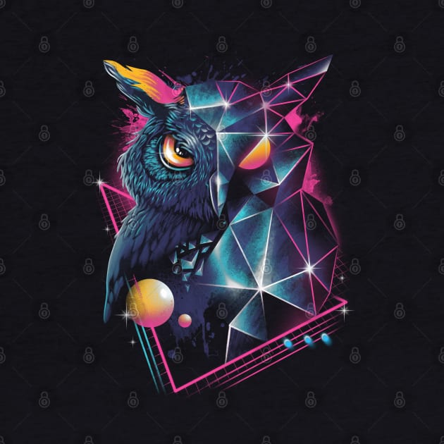 Rad Owl by Vincent Trinidad Art